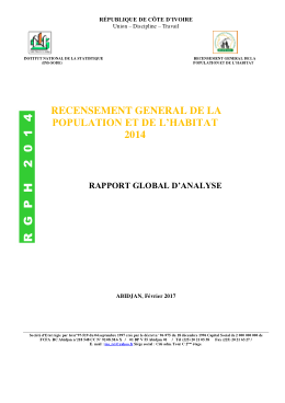 Couverture de RGPH2014_Rapport de synthèse_version définitive