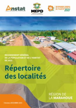 Couverture de Répertoire des Localités - Marahoue