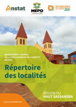 Couverture de Répertoire des Localités - Haut-Sassandra
