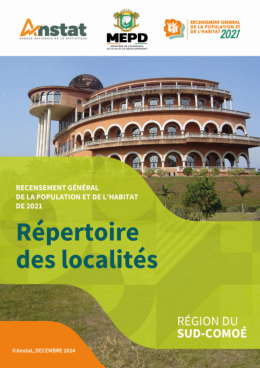 Couverture de Répertoire des Localités - Sud-Comoé