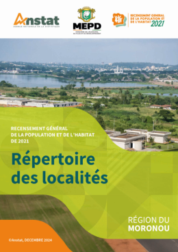 Couverture de Répertoire des Localités - Moronou