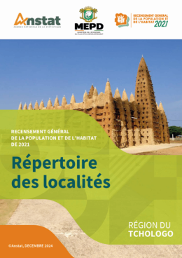 Couverture de Répertoire des Localités - Tchologo
