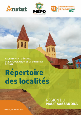 Couverture de Répertoire des Localités - Haut-Sassandra