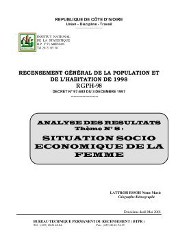 Couverture de A.Tome 09 Situation socio-éconmique des enfants et jeunes
