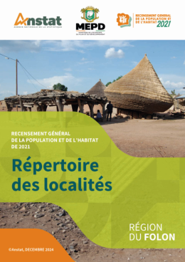 Couverture de Répertoire des Localités - Folon