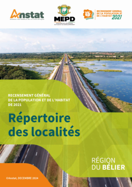 Couverture de Répertoire des Localités - Bélier