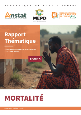 Couverture de Analyses Thématiques - Tome 5 - Mortalité
